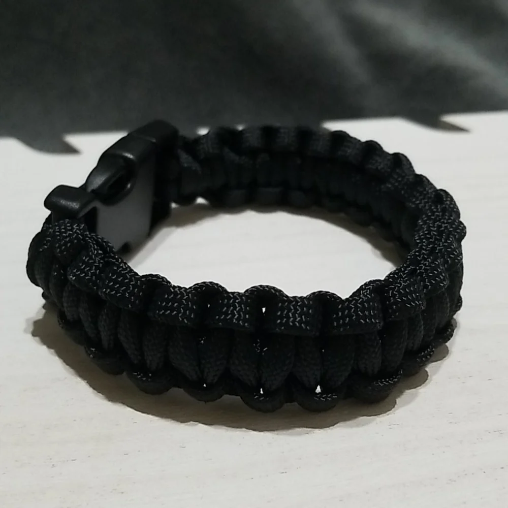 Black Paracord Bracelet